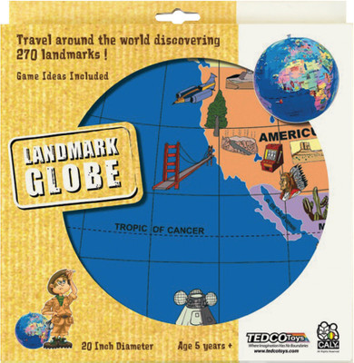 

Tedco Inflatable Landmark Globe(Multicolor)