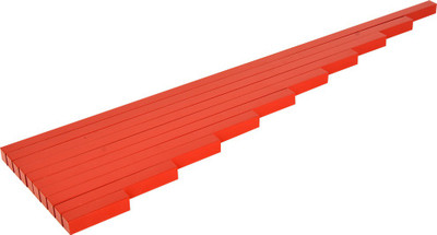 Kidken Montessori Long Stairs / Red Rods(Red)