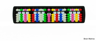 Brain Matrixx 17 Rods Multi Colour Student Abacus(Multicolor)