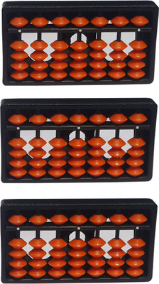 

Sae Fashions 7 ROD ORANGE ABACUS KIT SET OF 3(Orange)