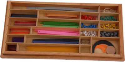 

Kidken Montessori Stick Material(Multicolor)