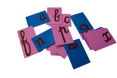

ABC Kids World Sand Paper Alphabets Cursive(Multicolor)