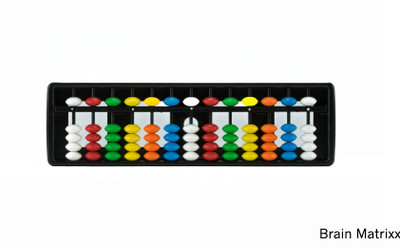 

Brain Matrixx 13 Rods Student Abacus(Multicolor)