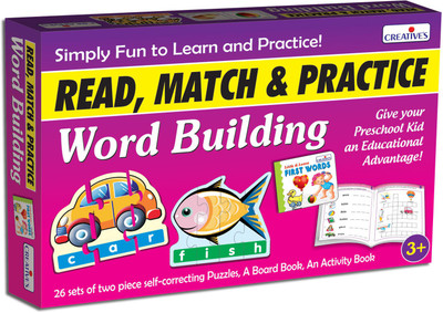 

Creatives Read, Match & Practice Word Building 3 in 1(Multicolor)