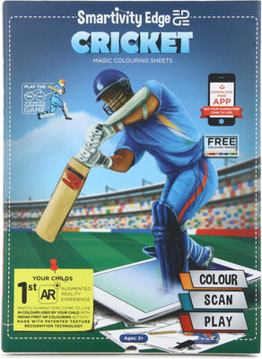 

Smartivity EDGE Cricket Magic Colouring Sheets(Multicolor)