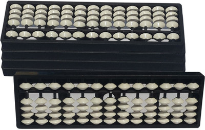 

Sae Fashions 13 ROD WHITEABACUS KIT SET OF 5(White)