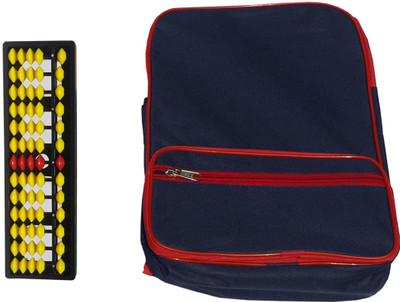 

Sae Fashions 13 ROD RED AND YELLOW ABACUS KIT WITH BACK PACK(Multicolor)