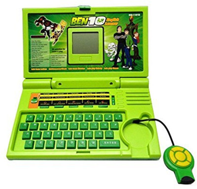 

kts 20 Activities Ben 10 English Learner Kids Educational Laptop (Green)(Green)