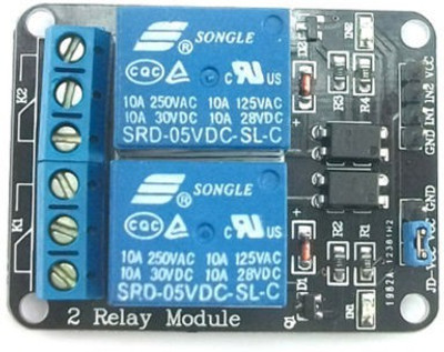 

Xcluma 2 Channel 5v Relay Board Module Relay Expansion Board Arduino Raspberry Be0020(Blue)