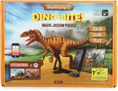 Smartivity EDGE Dino Bites Puzzle Pack(Multicolor)