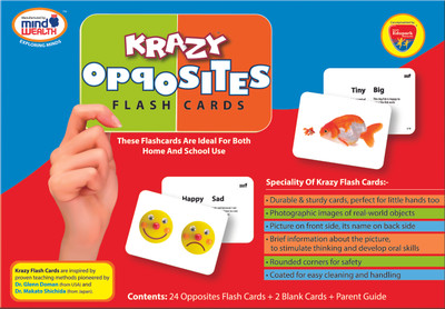 

Mind Wealth Krazy Opposites Flash Crads(Multicolor)