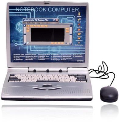 

Khareedi Learning toys Notebook Computer with 22 activities and games(Blue)