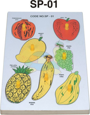 

Little Genius Fruits-Apple Tray(Multicolor)