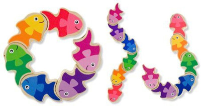 

Melissa & Doug Friendly Fish Grasping Toy(Multicolor)