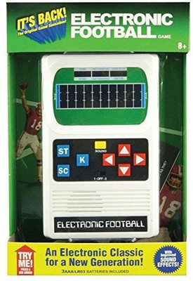 

Mattel Electronic Football Handheld Retro Video Game(Multicolor)