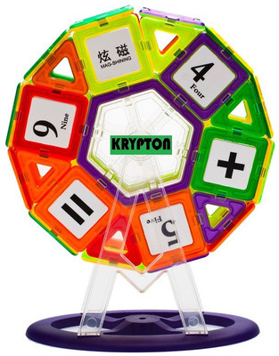 

Krypton 71 Pcs Magnets Toys Building Kit Construction and Magformers Educational Blocks(Multicolor)