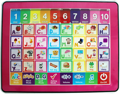 

Emob Y Pad Touch Screen Musical Educational Tab For Kidz(Multicolor)