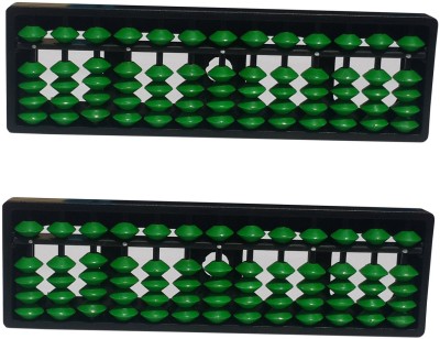 Sae Fashions 13 ROD GREEN ABACUS KIT SET OF 2(Green)