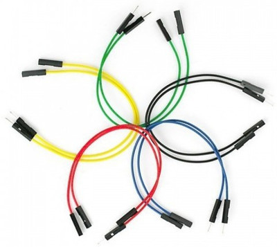 

SunRobotics Male to Female Jumper Wires 30cm Long 25 Pcs(Multicolor)
