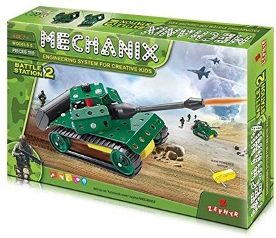 

Zephyr Mechanix Battle Station 2 Building Toy(Multicolor)