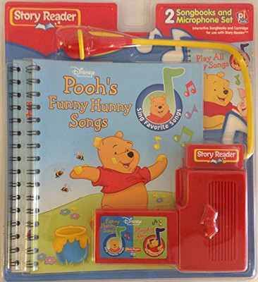 

Disney Story Reader Disney's Pooh's Funny Hunny Songs 2 Songbooks and Microphone Set(Multicolor)