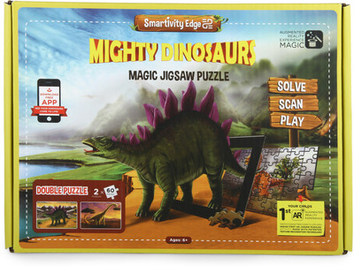 

Smartivity EDGE Mighty Dinosaurs Magic Jigsaw Puzzle(Multicolor)