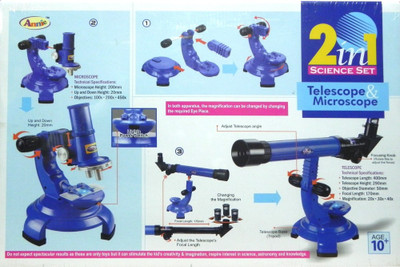 

Gauba Traders 2 in 1 science set(Multicolor)