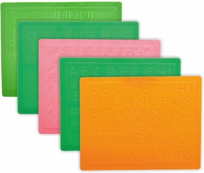 

EduMart.in Handwriting Improvement Slates Alphabet : 2 pcs, Cursive : 1 Pcs, Hindi : 1 Pc, Numbers : 1Pc(Multicolor)