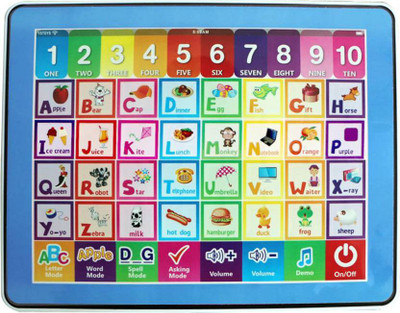 

HR English Learning Tablet for Kids - Indian Voice (Multicolour)(Multicolor)