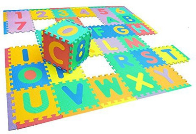 

Smartots Deluxe Alphabet and Number Mat, 6' x 6'(Multicolor)