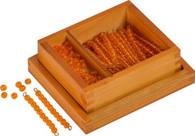 

Kidken Montessori Golden Beads for Dynamic Set(Multicolor)