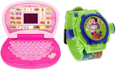 

Aquaras LEARNING DISPLAY LAPTOP & PROJECTOR CHOTTA BHEEM(Multicolor)