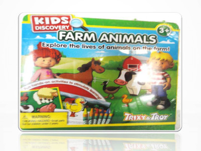 

Trixy Troy Iken Starter Case-Farm Animals(Multicolor)