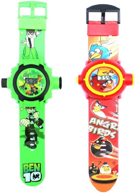 

New Pinch combo of green & red Projector Watch-24 Images(Multicolor)
