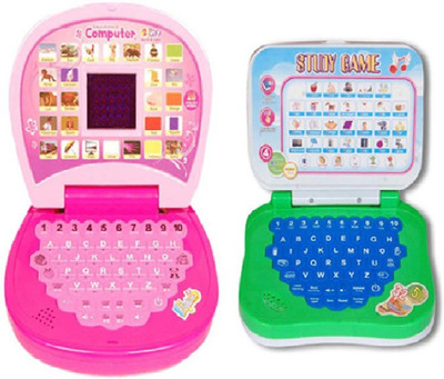 

New Pinch Kids small screen learning toy with mini laptop -(Multicolor)