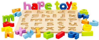 

Allin1 Wooden Alphabet Puzzle with stand(Multicolor)