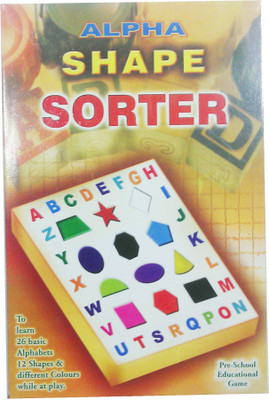 

Shree Creations Alpha Shape Sorter(Multicolor)