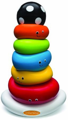 

Infantino Ring Stacker, Funny Faces(Multicolor)