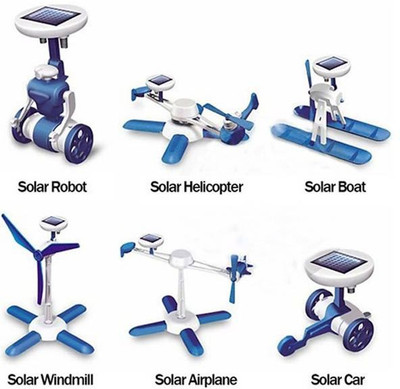 

Little Grin 6 In Do It Yourself Solar Kit Science Model(Multicolor)