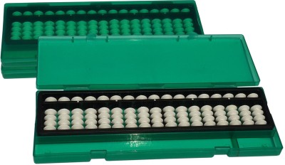 Sae Fashions 17 ROD WHITE ABACUS KIT WITH BOX SET OF 3(White)