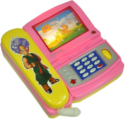 

Shop & Shoppee Musical Phone with Cartoon Moving Screen(Multicolor)