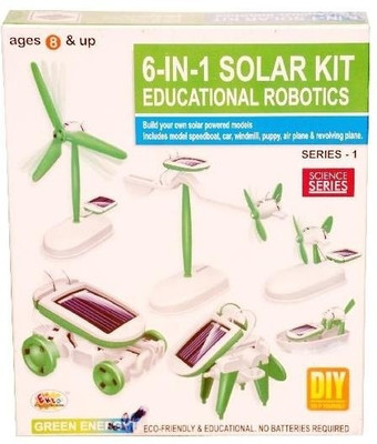 

Ekta 6 in 1 Solar Kit Educational Robotics - 1(Multicolor)