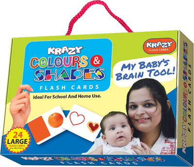 

Mind Wealth Krazy Colours & Shapes Flashcards - My Baby'S Brain Tool(Multicolor)