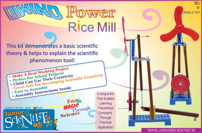 

Junior Scientist Wind Power Rice Mill(Multicolor)