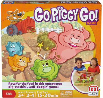 

Mattel Games Piggy Back Stack Game(Multicolor)