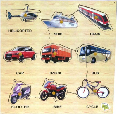 

DealBindaas Wooden Puzzle Transport(Multicolor)