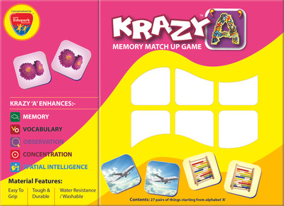 

Mind Wealth Krazy A Memory Match up Game(Multicolor)
