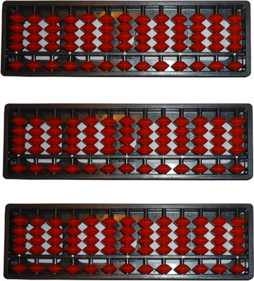 

Sae Fashions RED 13 ROD ABACUS KIT SET OF 3(Red)