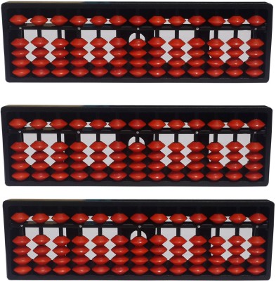 Sae Fashions 13 ROD ORANGEABACUS KIT SET OF 3(Orange)