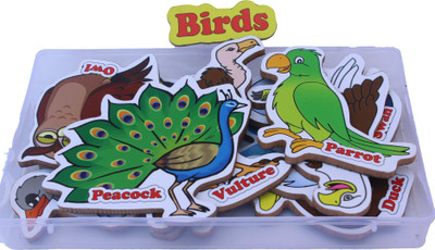 

Enigmatic Woodworks MAGNETIC CUTOUTS - BIRDS(Multicolor)